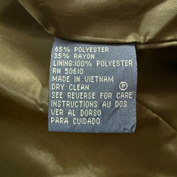 VTG Awesome Fall Look Evan Picone Glen Plaid Blazer w Paisley Hanky MINT - Picture 4 of 7